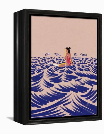 Better Waves are Coming-Fabian Lavater-Framed Premier Image Canvas