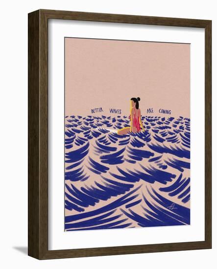 Better Waves are Coming-Fabian Lavater-Framed Photographic Print