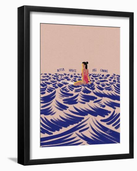 Better Waves are Coming-Fabian Lavater-Framed Photographic Print