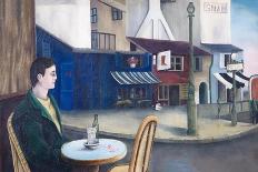 Man at Paris Cafe, 1976-Bettina Shaw-Lawrence-Framed Giclee Print