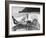 Betty Brooks and Patti McCarty Motor Boating at Catalina Island-Peter Stackpole-Framed Premium Photographic Print