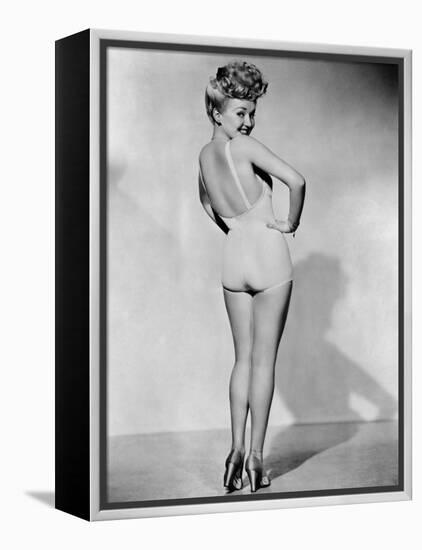 Betty Grable, World War II Pin-Up Picture, 1943-null-Framed Stretched Canvas