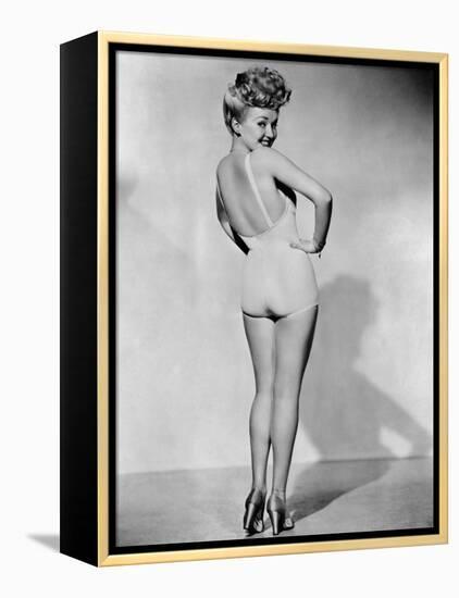 Betty Grable, World War II Pin-Up Picture, 1943-null-Framed Stretched Canvas