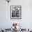 Betty Jane Baldwin Sitting on Fence and Looking at Official Board at Warrenton Horse Show-Martha Holmes-Framed Photographic Print displayed on a wall