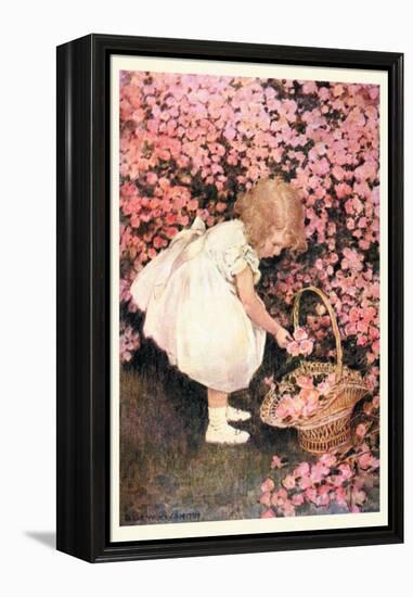 Betty's Posy Shop-Jessie Willcox-Smith-Framed Stretched Canvas