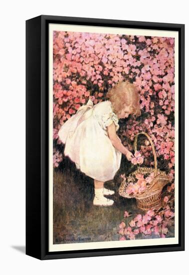 Betty's Posy Shop-Jessie Willcox-Smith-Framed Stretched Canvas