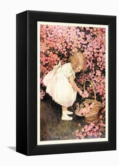 Betty's Posy Shop-Jessie Willcox-Smith-Framed Stretched Canvas