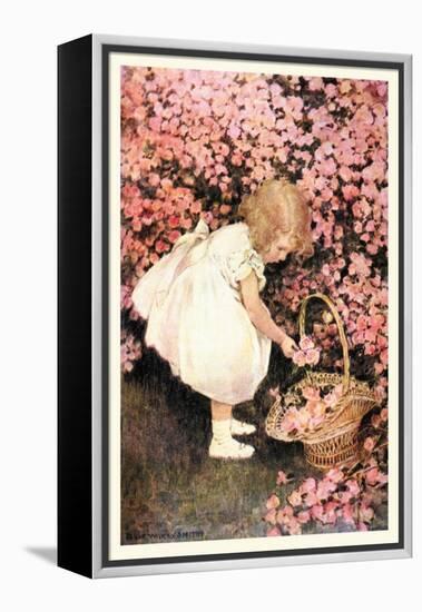 Betty's Posy Shop-Jessie Willcox-Smith-Framed Stretched Canvas