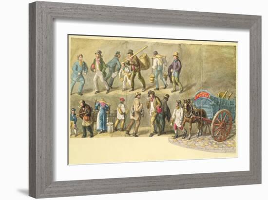 Between 6 and 7 O'Clock in the Morning, Summer-George The Elder Scharf-Framed Giclee Print