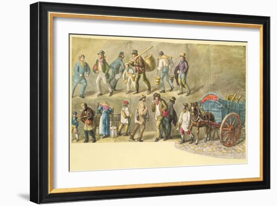 Between 6 and 7 O'Clock in the Morning, Summer-George The Elder Scharf-Framed Giclee Print