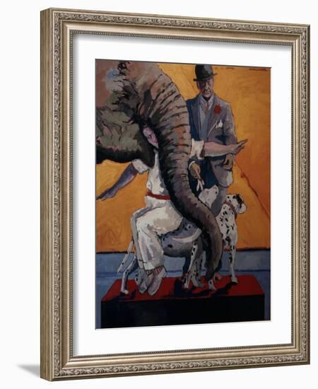 Between Employment and Enjoyment, 1982-Peter Wilson-Framed Giclee Print