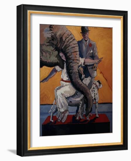 Between Employment and Enjoyment, 1982-Peter Wilson-Framed Giclee Print