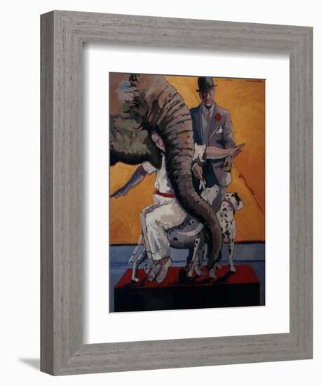 Between Employment and Enjoyment, 1982-Peter Wilson-Framed Giclee Print