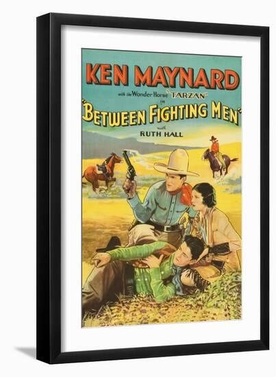 Between Fighting Men-null-Framed Art Print