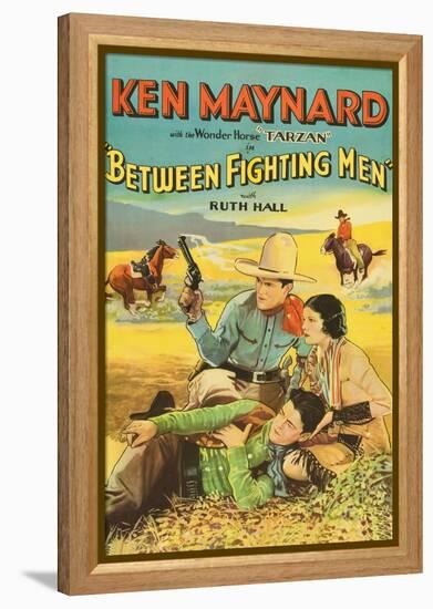 Between Fighting Men-null-Framed Stretched Canvas