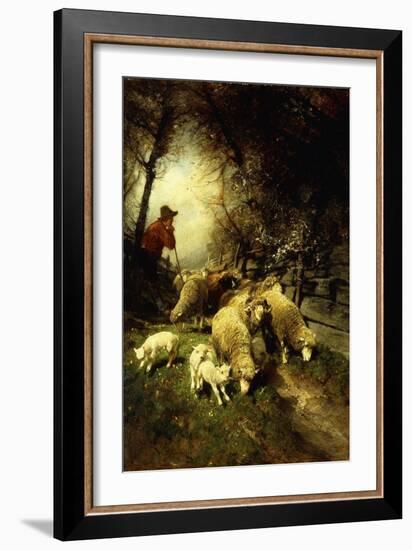 Between Gardens-Heinrich Johann von Zugel-Framed Giclee Print