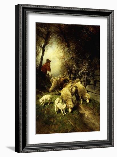 Between Gardens-Heinrich Johann von Zugel-Framed Giclee Print