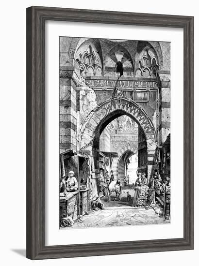 Between Khan El-Khalil, Egypt, 1881-G Werner-Framed Giclee Print