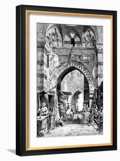 Between Khan El-Khalil, Egypt, 1881-G Werner-Framed Giclee Print