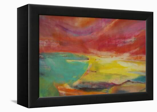 Between Land and Sea, Landscape, 2016-Lou Gibbs-Framed Premier Image Canvas