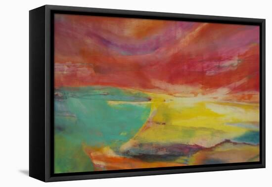 Between Land and Sea, Landscape, 2016-Lou Gibbs-Framed Premier Image Canvas