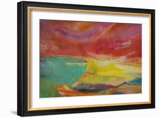 Between Land and Sea, Landscape, 2016-Lou Gibbs-Framed Giclee Print