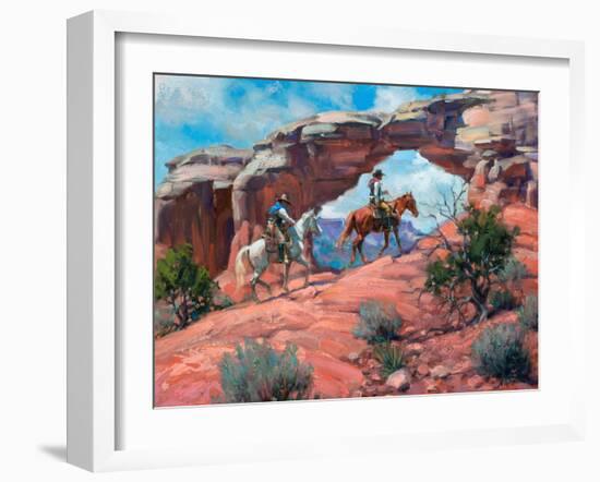 Between Rocks & Hard Places-Jack Sorenson-Framed Art Print