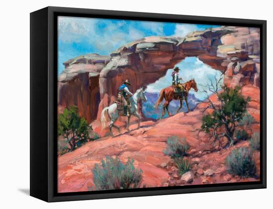 Between Rocks & Hard Places-Jack Sorenson-Framed Stretched Canvas