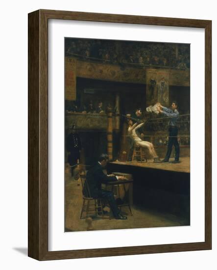 Between Rounds, 1898-99 (Oil on Canvas)-Thomas Cowperthwait Eakins-Framed Giclee Print