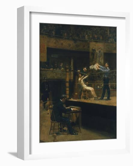 Between Rounds, 1898-99 (Oil on Canvas)-Thomas Cowperthwait Eakins-Framed Giclee Print