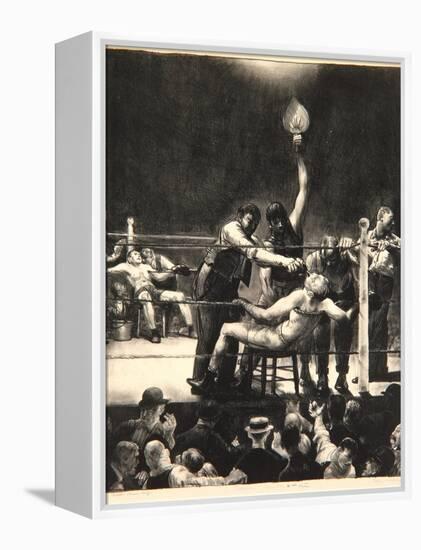 Between Rounds, Small, Second Stone, 1923-George Wesley Bellows-Framed Premier Image Canvas