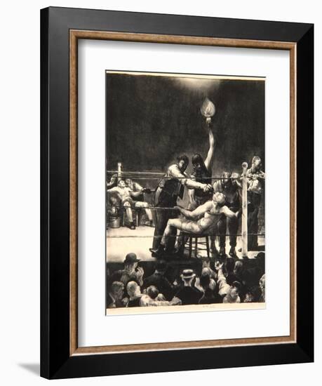 Between Rounds, Small, Second Stone, 1923-George Wesley Bellows-Framed Giclee Print