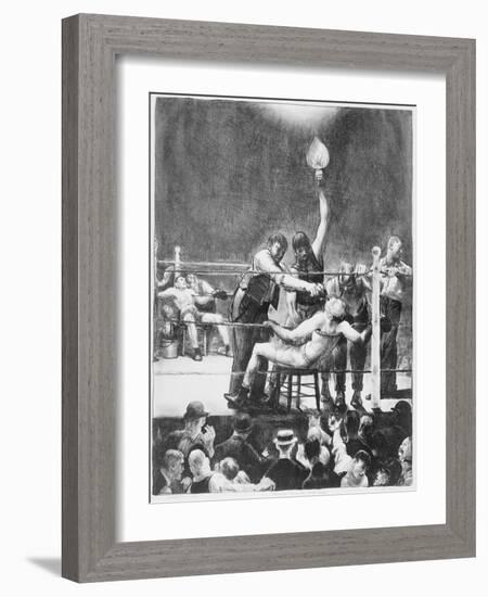 Between Rounds-George Wesley Bellows-Framed Giclee Print