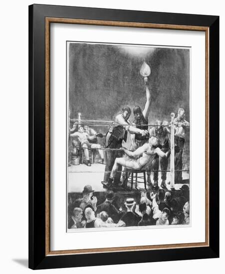 Between Rounds-George Wesley Bellows-Framed Giclee Print