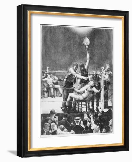 Between Rounds-George Wesley Bellows-Framed Giclee Print