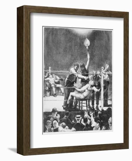 Between Rounds-George Wesley Bellows-Framed Giclee Print