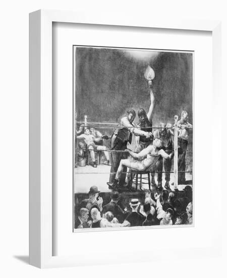 Between Rounds-George Wesley Bellows-Framed Giclee Print