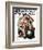 "Between the Acts" Saturday Evening Post Cover, May 26,1923-Norman Rockwell-Framed Giclee Print