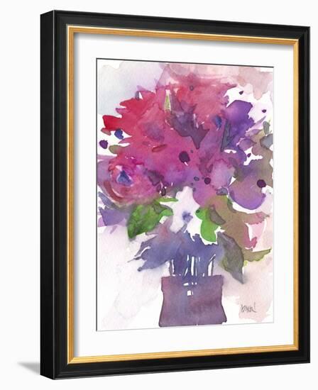 Between the Red I-Samuel Dixon-Framed Art Print