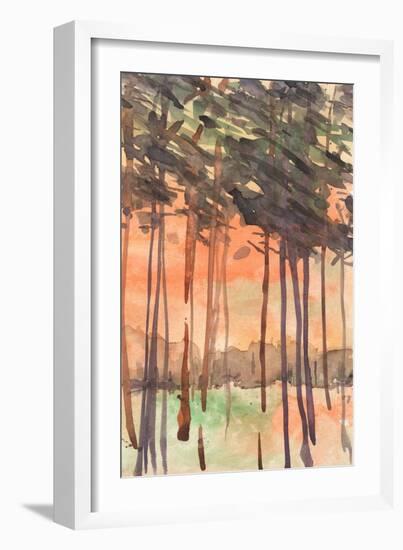 Between the Trees I-Samuel Dixon-Framed Art Print