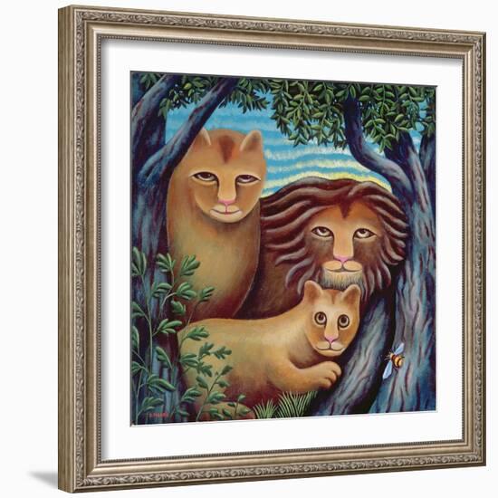 Between the Trees-Jerzy Marek-Framed Giclee Print