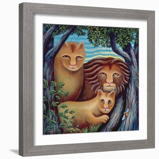 Between the Trees-Jerzy Marek-Framed Giclee Print