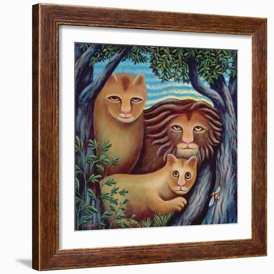 Between the Trees-Jerzy Marek-Framed Giclee Print