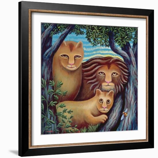 Between the Trees-Jerzy Marek-Framed Giclee Print