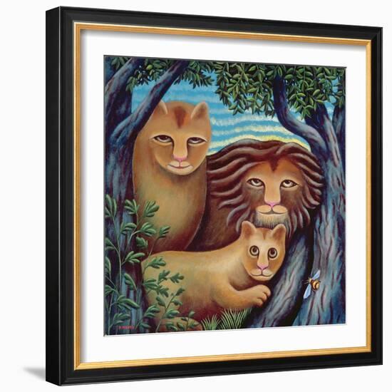 Between the Trees-Jerzy Marek-Framed Giclee Print