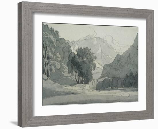 Between Weren and Glaris-John White Abbott-Framed Giclee Print