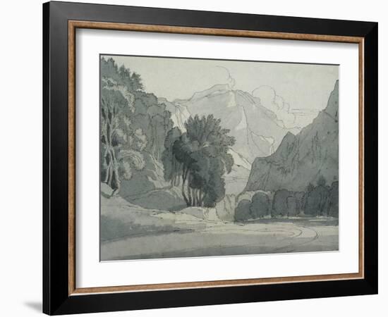 Between Weren and Glaris-John White Abbott-Framed Giclee Print