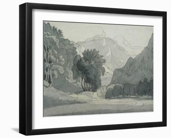 Between Weren and Glaris-John White Abbott-Framed Giclee Print