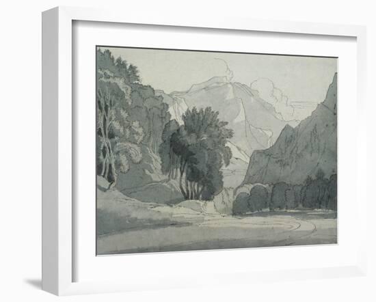 Between Weren and Glaris-John White Abbott-Framed Giclee Print