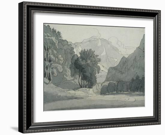 Between Weren and Glaris-John White Abbott-Framed Giclee Print